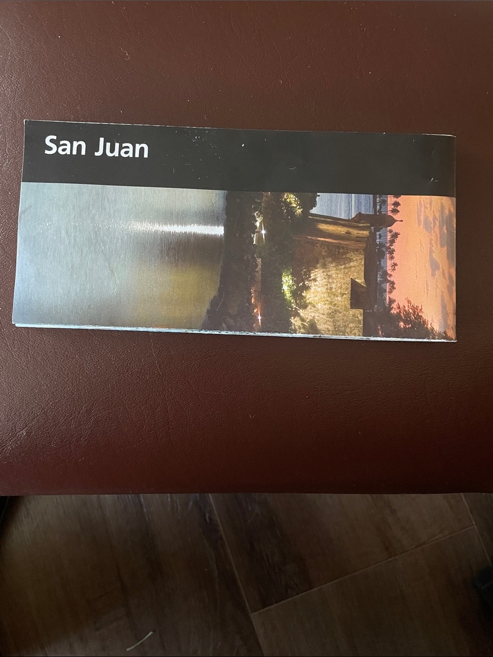 San Juan National Historic Site Map Brochure